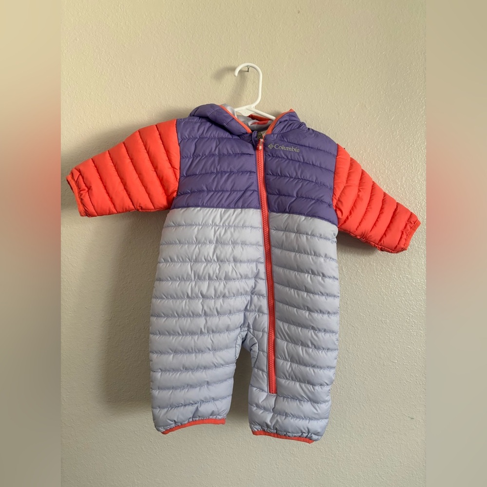 Columbia Infant Powder Lite Reversible Bunting NWOT Fold